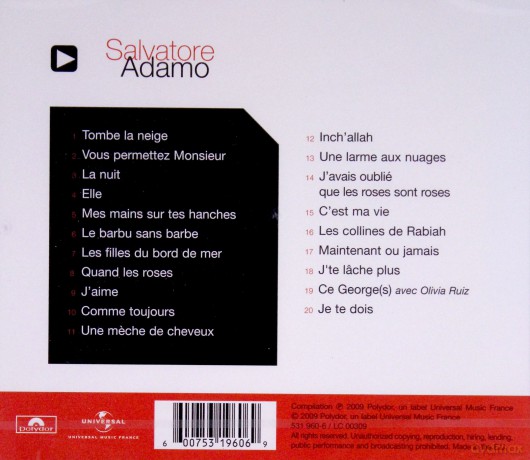 Salvatore Adamo: MasterSerie [CD]