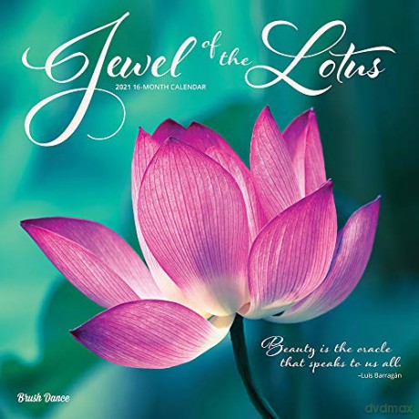 Jewel of the Lotus 2021 Square Wall Calendar - Brush Dance - Brush Dance [KALENDARZ]