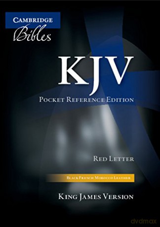 KJV Pocket Reference Bible, Black French Morocco Leather, Red-letter Text, KJ243:XR [KSIĄŻKA]