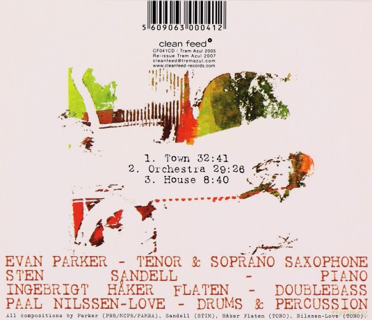 Paal Nilssen-Love Quartet: Townorchestrahouse [CD]