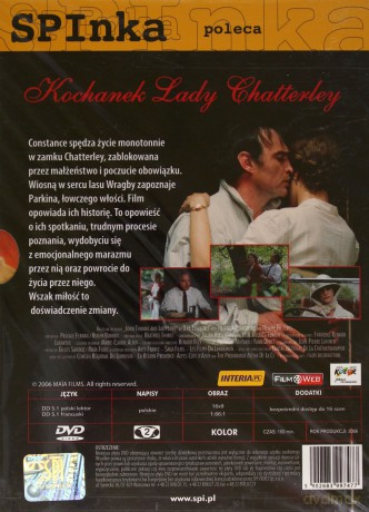 Kochanek Lady Chatterley (SPI) (digipack) [DVD]