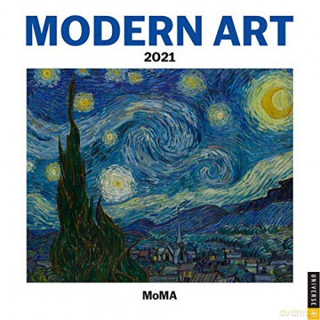 Modern Art 2021 Square Wall Calendar [KSIĄŻKA]