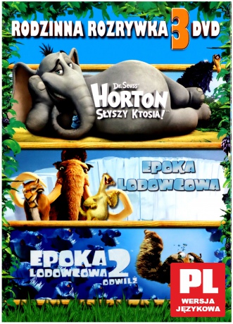 Family Fun Pakiet: Horton Słyszy Ktosia / Epoka Lodowcowa / Epoka Lodowcowa 2: Odwilż [BOX] [3DVD]