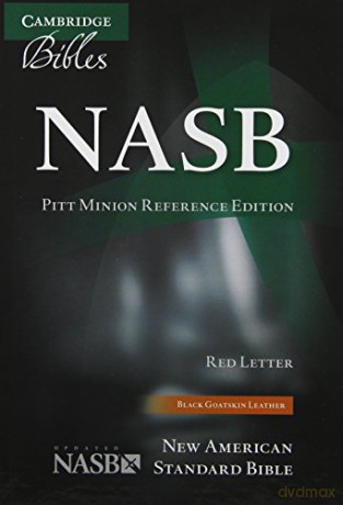 NASB Pitt Minion Reference Bible, Black Goatskin Leather, Red-letter Text, NS446:XR [KSIĄŻKA]