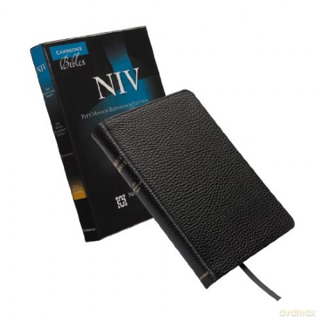 NIV Pitt Minion Reference Bible, Black Calf Split Leather, Red-letter Text, NI444:XR [KSIĄŻKA]