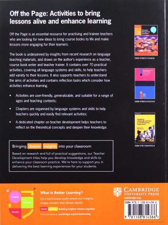 Off the Page: Activities to Bring Lessons Alive and Enhance Learning (Cambridge Handbooks for Language Teachers) - Craig Thaine [KSIĄŻKA]