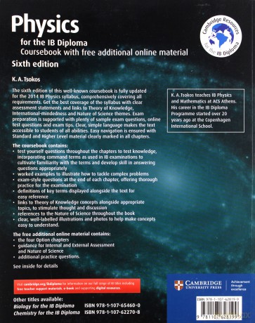 Physics for the IB Diploma Coursebook - K. A. Tsokos [KSIĄŻKA]