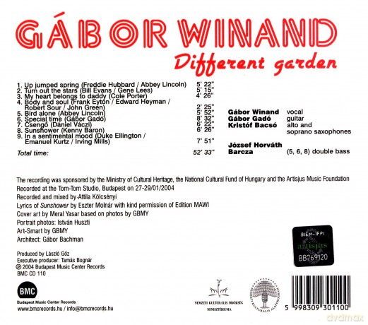 Gabor Winand: Different garden [CD]