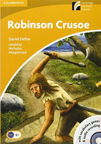 Robinson Crusoe Level 4 Intermediate Book with CD-ROM and Audio CD (Cambridge Discovery Readers) - Daniel Defoe [KSIĄŻKA]