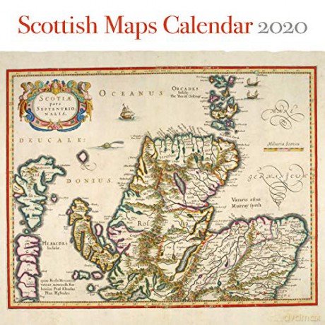 Scottish Maps Calendar 2020 - Birlinn [KALENDARZ]