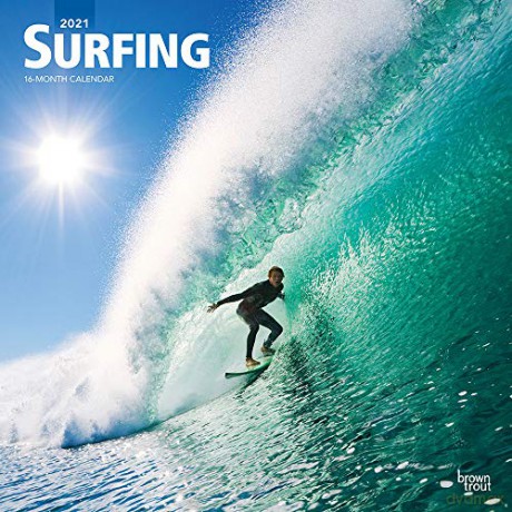 Surfing 2021 Square Wall Calendar [KALENDARZ]