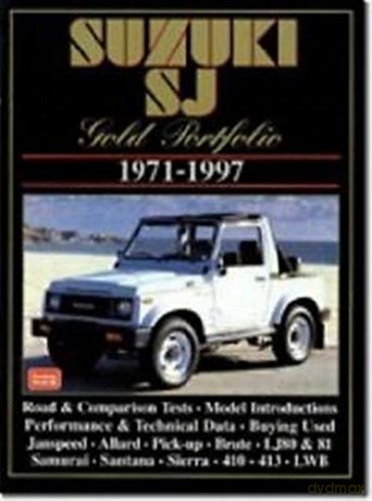 Suzuki SJ Gold Portfolio 1971-1997 (Brooklands Books Road Test Series) (Motorcycle gold portfolio series) - R.M. Clarke [KSIĄŻKA]