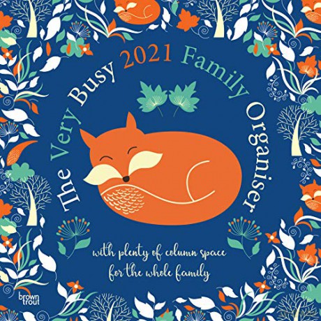 The Very Busy Family Organiser 2021 Square Wall Calendar [KSIĄŻKA]