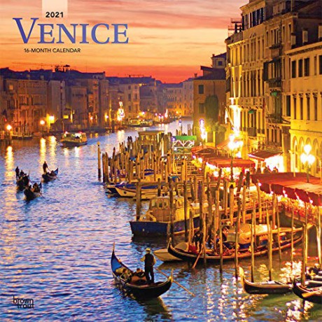 Venice 2021 Square Wall Calendar [KALENDARZ]
