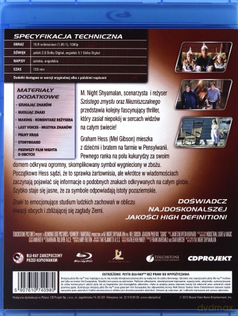 Znaki [Blu-Ray]