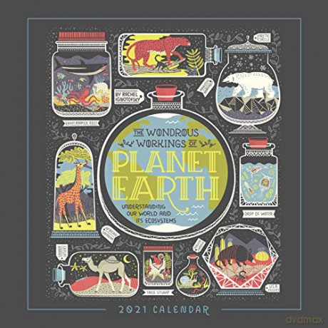 Wondrous Workings of Planet Earth 2021 Square Wall Calendar [KALENDARZ]