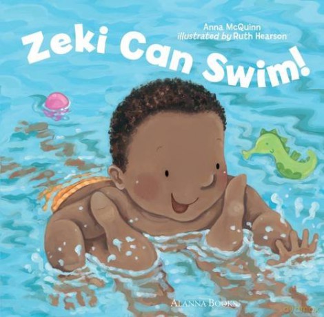 Zeki Can Swim! (Zeki Books) - Anna McQuinn [KSIĄŻKA]