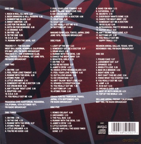 Van Halen: Eruption Live [6CD]