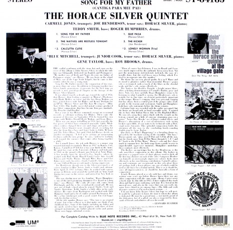 Horace Silver: Song For My Father [Winyl]