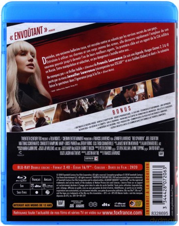 Red Sparrow (Czerwona jaskółka) [Blu-Ray]