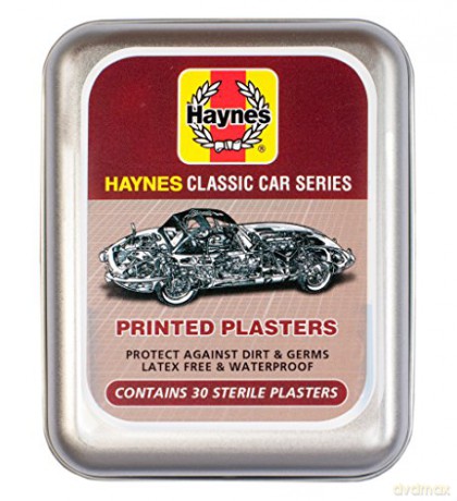 30 Haynes Manual Fun Hypoallergenic Plasters in a Tin by Yellodoor. [KSIĄŻKA]