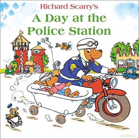 A Day at the Police Station - Richard Scarry [KSIĄŻKA]