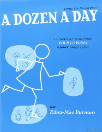 A Dozen a Day Livre 1 en Français (Bleu) - Burnam Edna Mae [KSIĄŻKA]