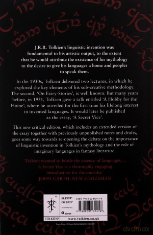 A Secret Vice: Tolkien on Invented Languages - J. R. R. Tolkien [KSIĄŻKA]