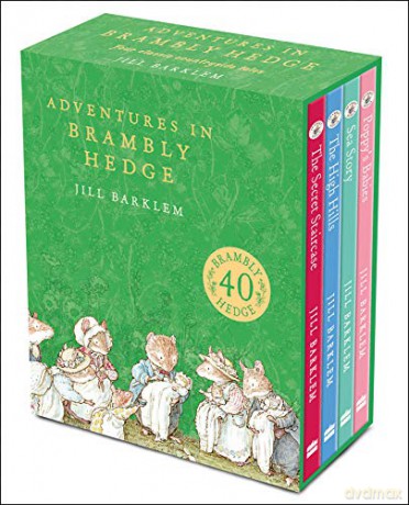 Adventures in Brambly Hedge: Celebrating forty years of Brambly Hedge with this beautiful storybook gift set - Jill Barklem [KSIĄŻKA]