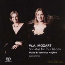 Marie Kuijken, Veronica Kuijken: Wolfgang Amadeus Mozart: Sonatas For Four Hands (Hybrid) [SACD]