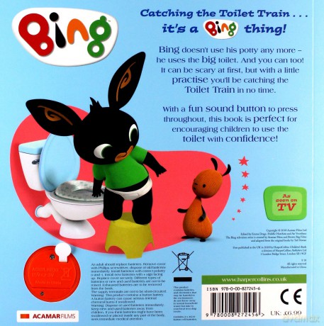 All Aboard the Toilet Train!: A Noisy Bing Book [KSIĄŻKA]