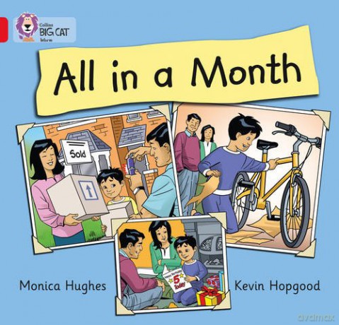 All in a Month: Band 02B/Red B (Collins Big Cat) - Monica Hughes [KSIĄŻKA]