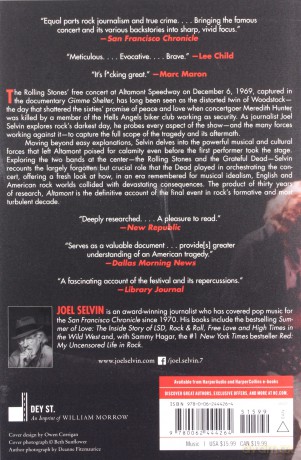 Altamont: The Rolling Stones, the Hells Angels, and the Inside Story of Rock's Darkest Day - Joel Selvin [KSIĄŻKA]