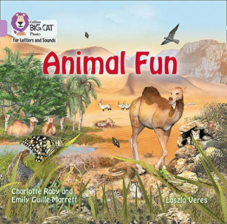Animal Fun Big Book: Band 00/Lilac (Collins Big Cat Phonics for Letters and Sounds) - Emily Guille-Marrett [KSIĄŻKA]