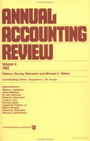 Annual Accounting Review (Vol: v. 4 - S. Weinstein [KSIĄŻKA]
