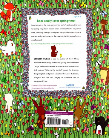 Bear's Springtime Book of Hidden Things (A Search and Find Adventure) - Gergely Dudás [KSIĄŻKA]