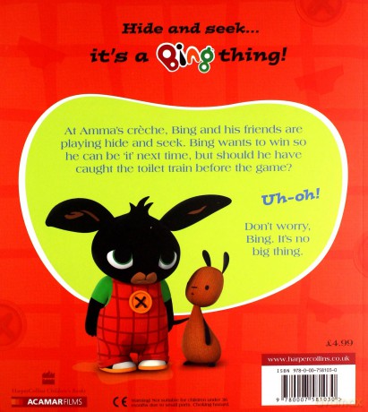 Bing Hide and Seek - HarperCollinsChildren'sBooks [KSIĄŻKA]
