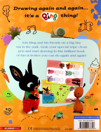 Bing's Day Out: Wipe Clean Activity Book [KSIĄŻKA]