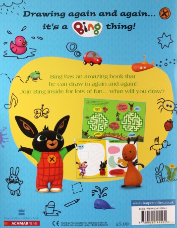 Bing's Wipe Clean Activity Book [KSIĄŻKA]