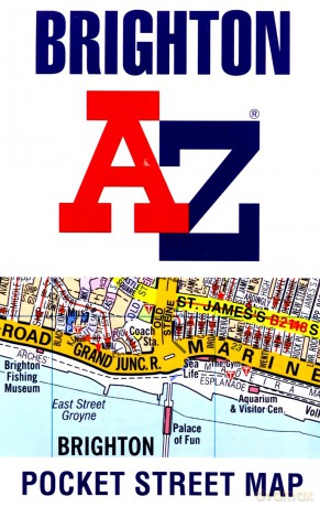 Brighton A-Z Pocket Street Map [KSIĄŻKA]