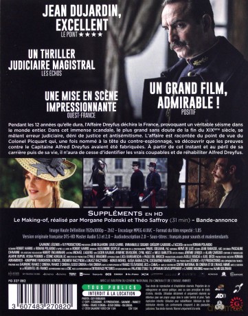An Officer and a Spy (Oficer i szpieg) [Blu-Ray]