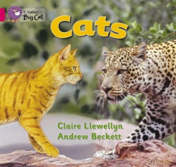 Cats: This simple non-fiction book compares pet cats and wild cats.: Band 01b/Pink B (Collins Big Cat) - Claire Llewellyn [KSIĄŻKA]