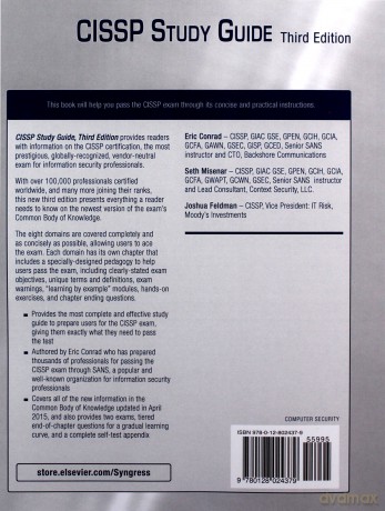 CISSP Study Guide - Eric Conrad [KSIĄŻKA]