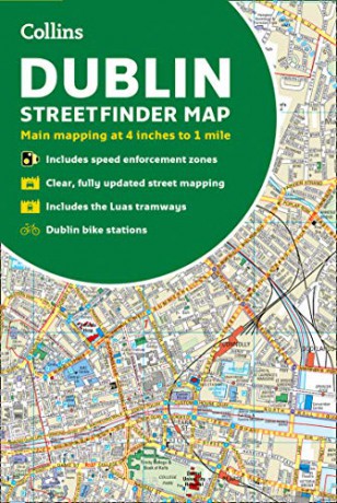 Collins Dublin Streetfinder Colour Map (Collins Streetfinder Maps) [KSIĄŻKA]