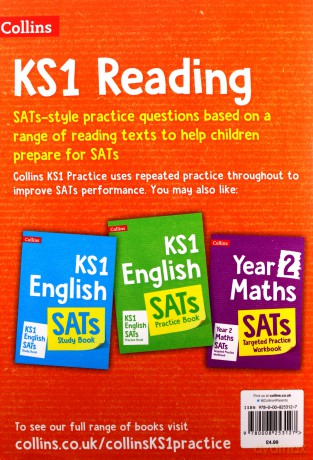 Collins KS1 READING SATS QUESTION BOOK: English Home Learning and School Resources from the Publisher of 2022 Test and Exam Revision Practice Guides, Workbooks, and Activities. [KSIĄŻKA]