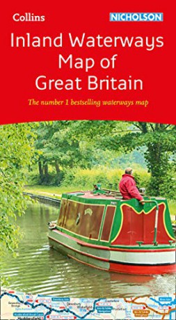 Collins Nicholson Inland Waterways Map of Great Britain: The number 1 bestselling waterways map (Collins Nicholson Waterways Guides) - Nicholson Waterways Guides [KSIĄŻKA]