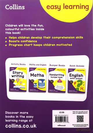 Comprehension Ages 7-9: KS2 English Home Learning and School Resources from the Publisher of Revision Practice Guides, Workbooks, and Activities. (Collins Easy Learning KS2) [KSIĄŻKA]