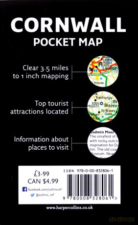 Cornwall Pocket Map: The perfect way to explore Cornwall [KSIĄŻKA]