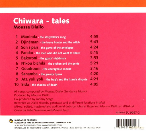 Moussa Diallo: Chiwara Acoustic Mali Music [CD]