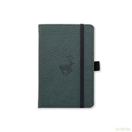 Dingbats D5423G A6 Pocket Dotted "Wildlife Portrait Pocket Hardcover" Notebook - Green Deer